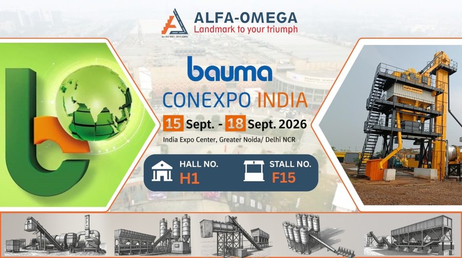 Meet Alfa-Omega at bauma CONEXPO INDIA 2026