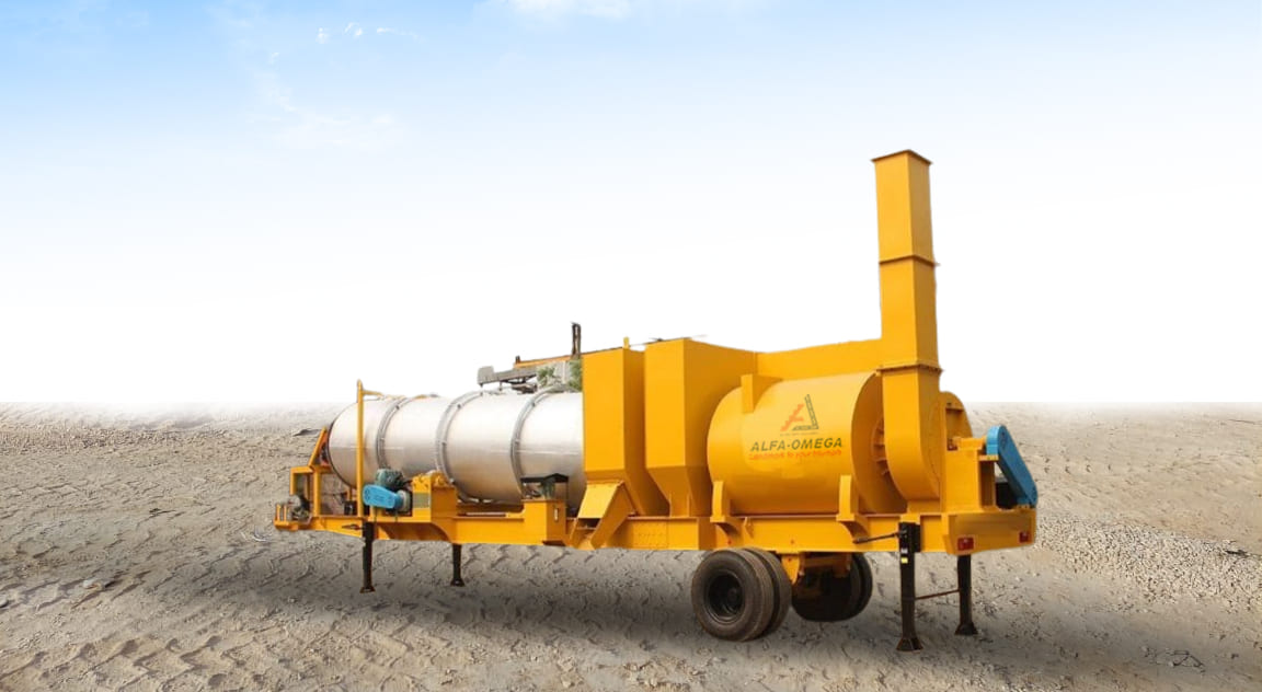 Mobile Asphalt Drum Mix Plant